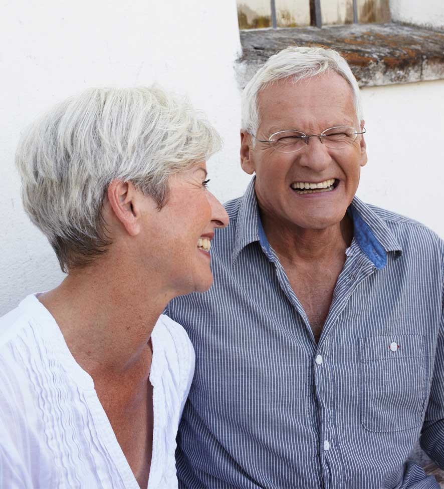 portrait of smiling senior couple tax deferral cedar rapids ia
